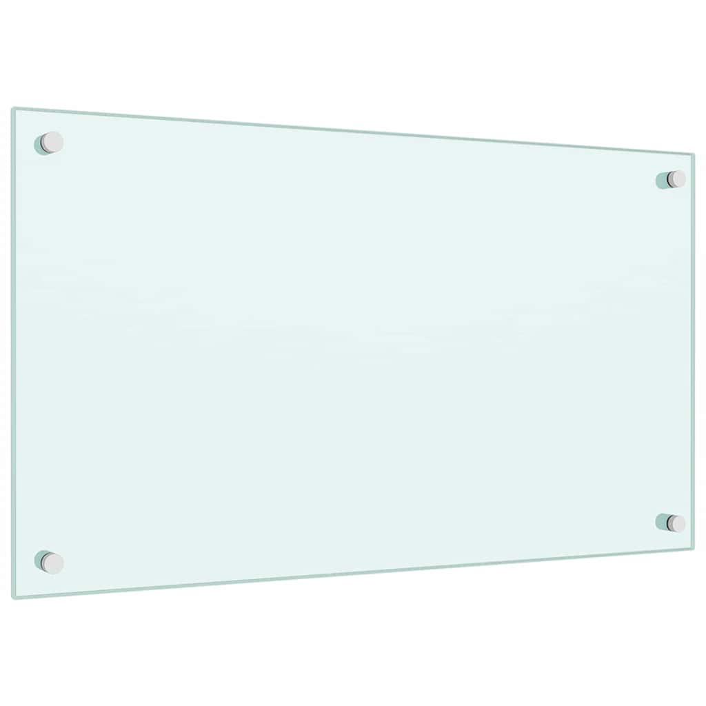 vidaXL Küchenrückwände 2 Stk. Weiß 70x40 cm Hartglas - Image 5