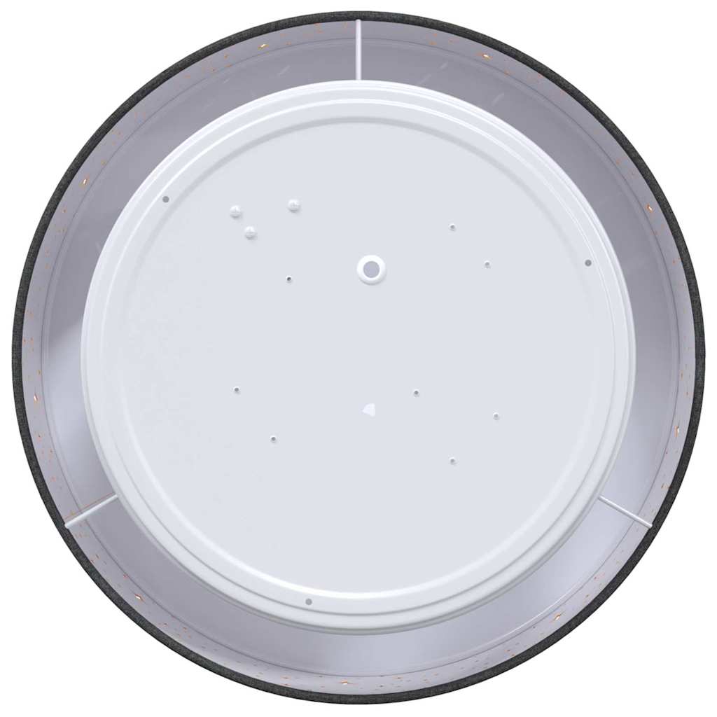 vidaXL Deckenlampe Schwarz 30 x 13.5 cm Stoff - Image 4