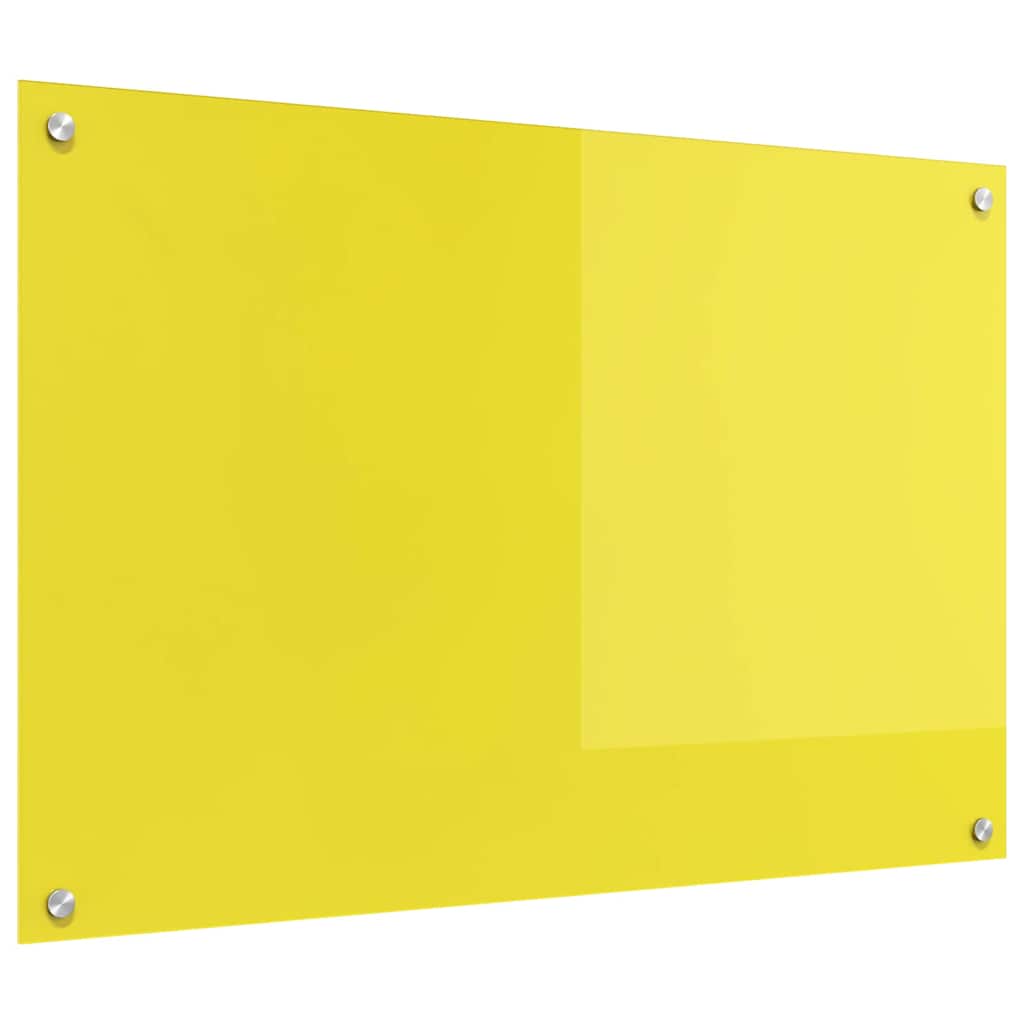 vidaXL Küchenrückwand Gelb 90 x 60 x 0,6 cm Gehärtetes Glas - Image 4
