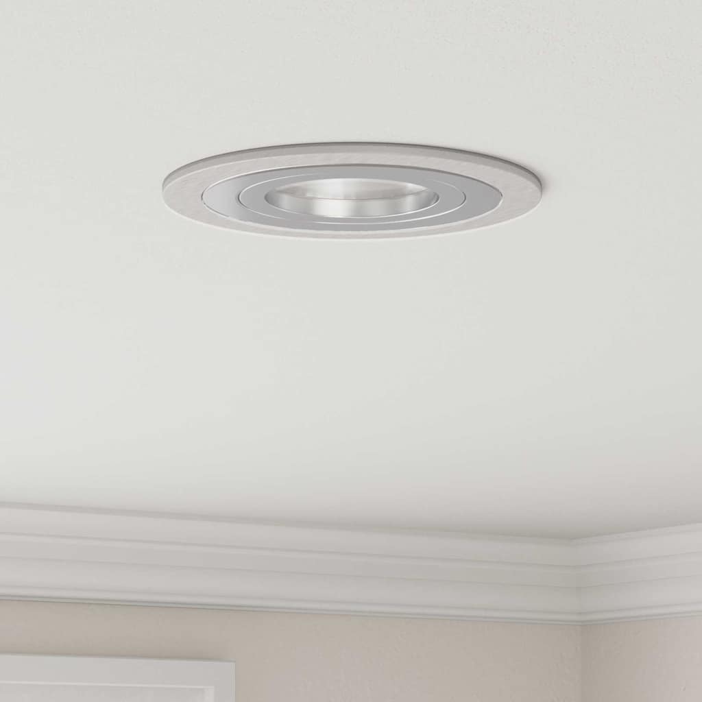 vidaXL Spotlights mit Strahlern 6 pcs Silber 9 x 9 x cm Aluminium