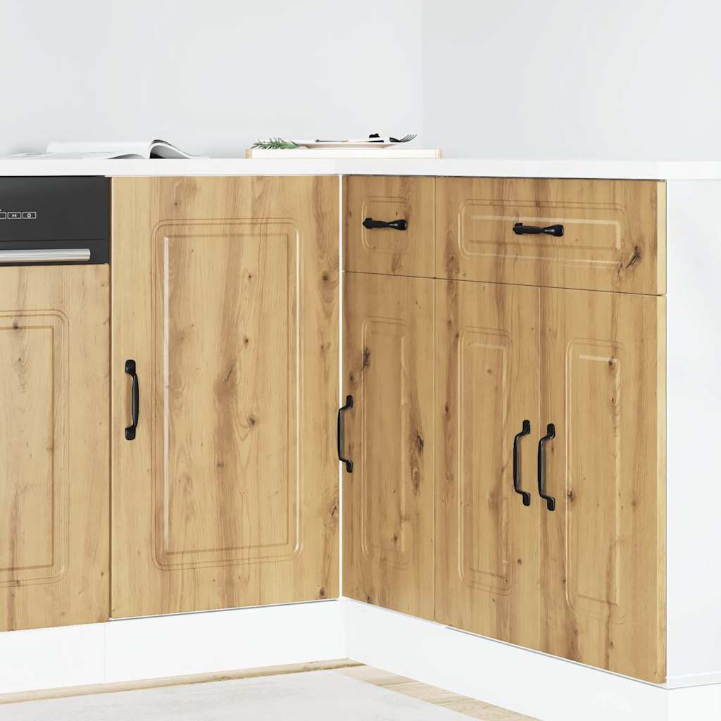 vidaXL Küchenunterschrank Kalmar Artisan-Eiche Holzwerkstoff