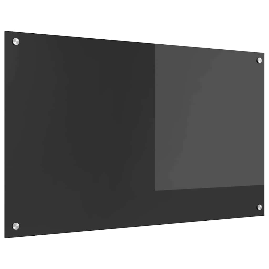 vidaXL Küchenrückwand Dunkelgrau 100 x 60 x 0,6 cm Gehärtetes Glas - Image 4