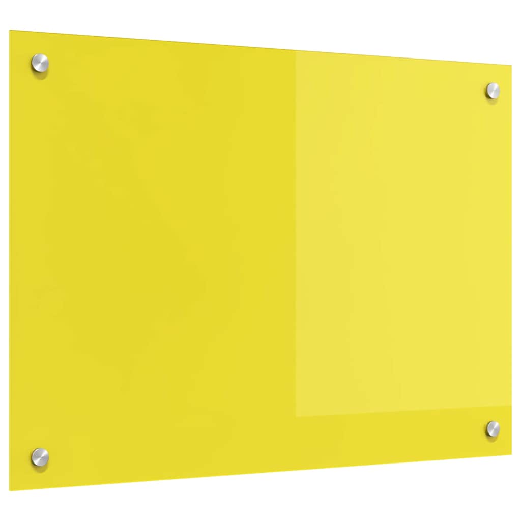 vidaXL Küchenrückwand Gelb 70 x 50 x 0,6 cm Gehärtetes Glas - Image 4