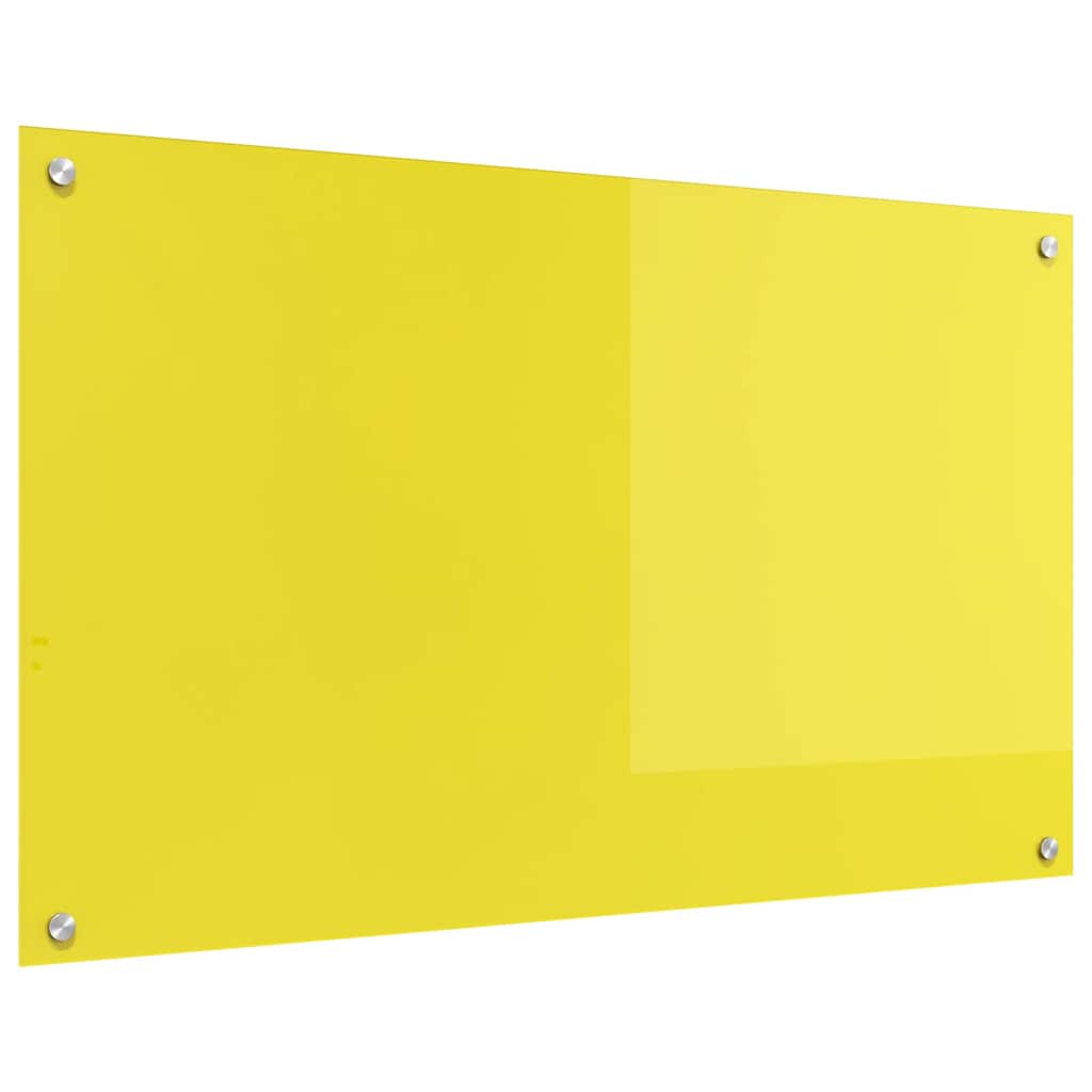 vidaXL Küchenrückwand Gelb 100 x 60 x 0,6 cm Gehärtetes Glas - Image 4