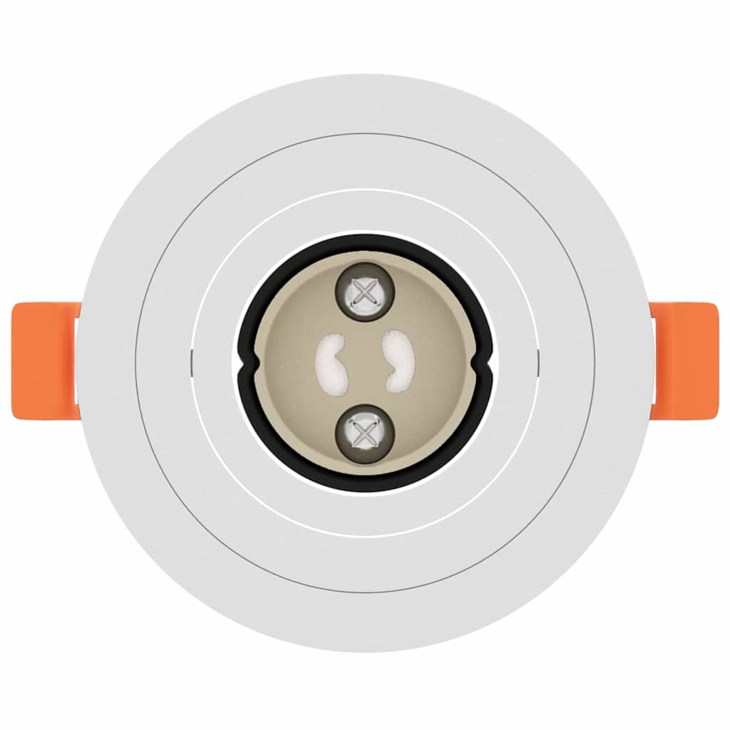 vidaXL Spotlights mit Strahlern 6 pcs Weiß 9 x 9 x cm Aluminium - Image 5