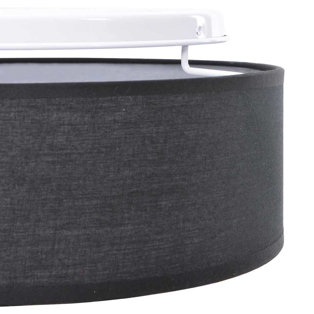 vidaXL Deckenlampe Schwarz 30 x 13.5 cm Stoff - Image 6