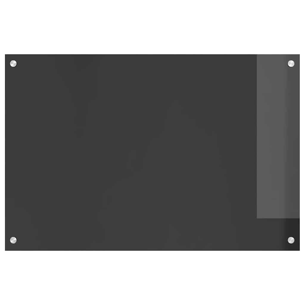 vidaXL Küchenrückwand Dunkelgrau 90 x 60 x 0,6 cm Gehärtetes Glas - Image 5