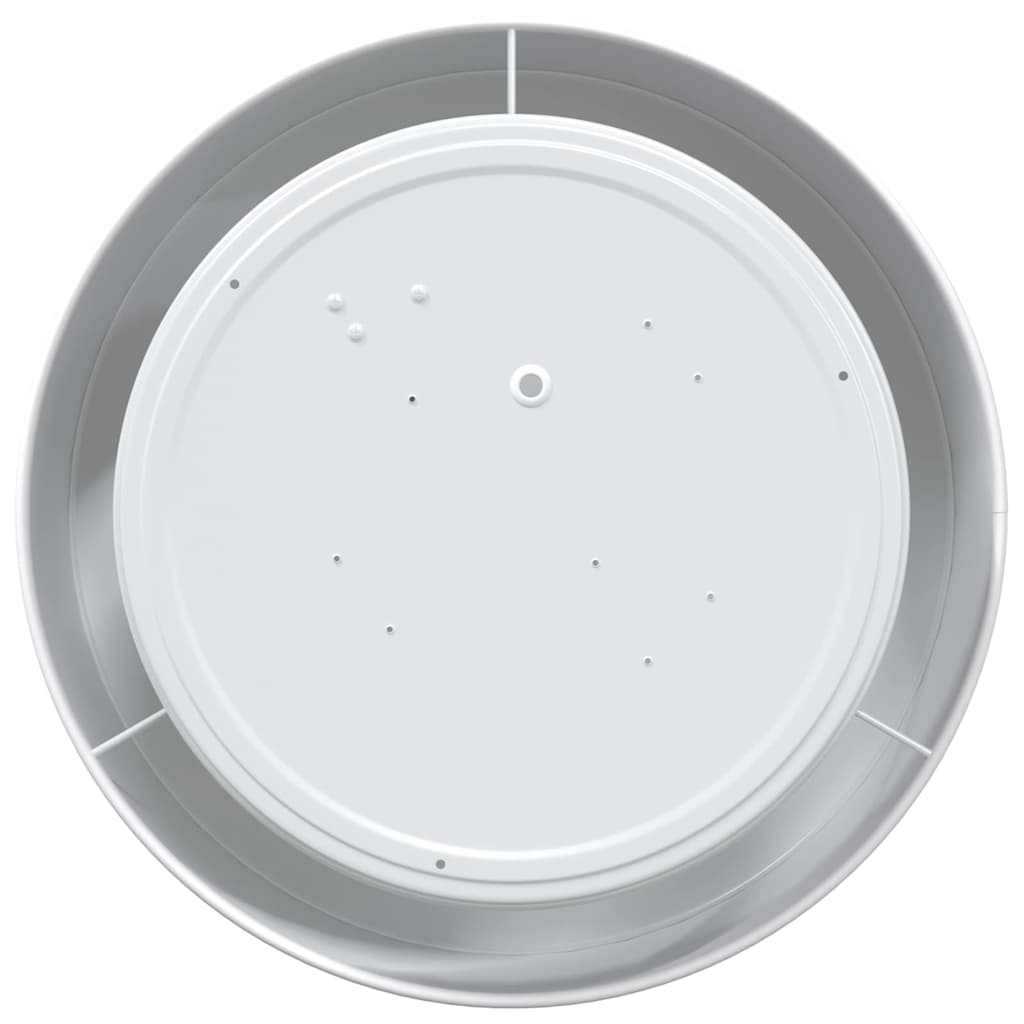 vidaXL Deckenlampe Weiß 30 x 13.5 cm Stoff - Image 4