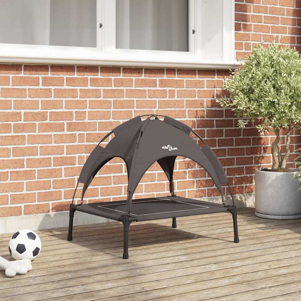 vidaXL Hundebett Braun s Stahl