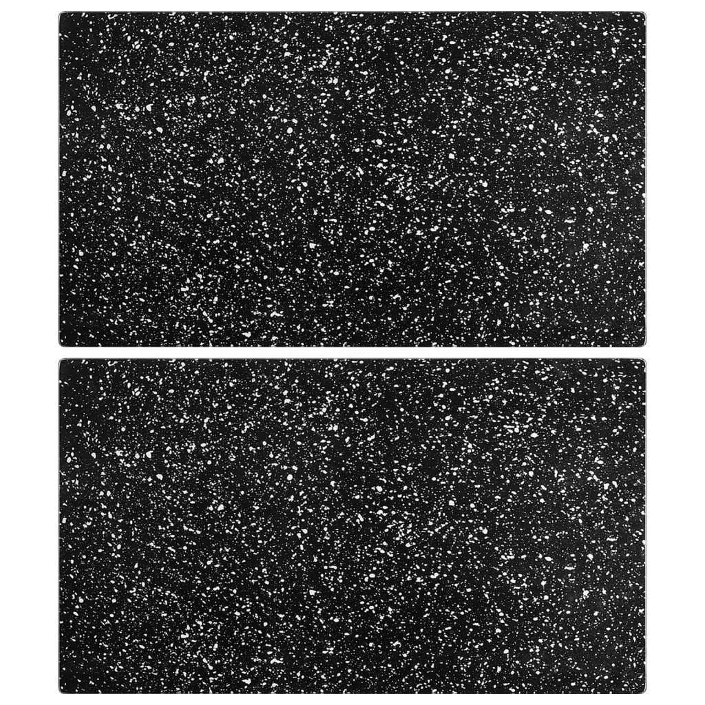 vidaXL Schneidebretter 2 Stk. in Granitoptik Hartglas