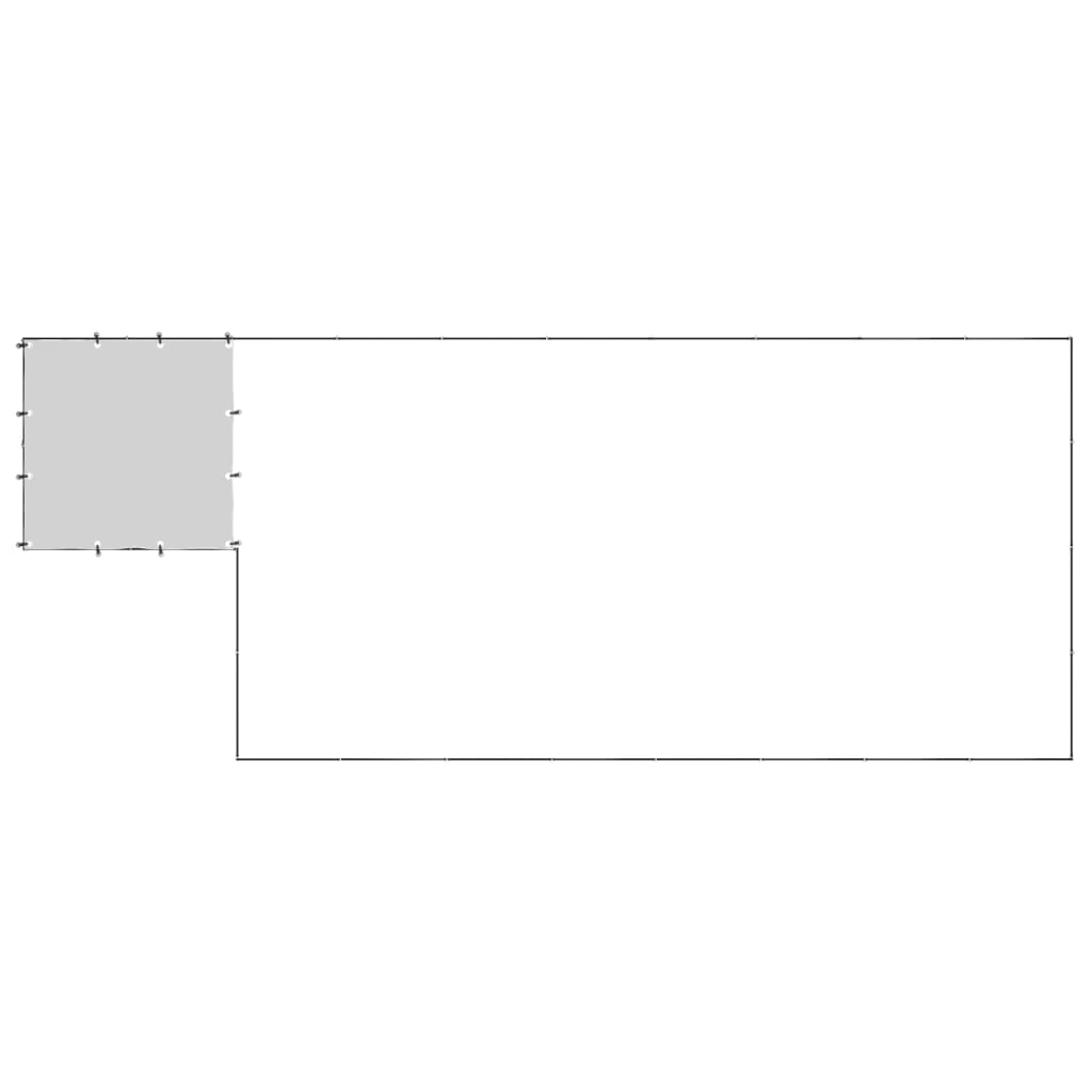 vidaXL Hundezwinger Schwarz 10,89 m² Stahl - Image 4