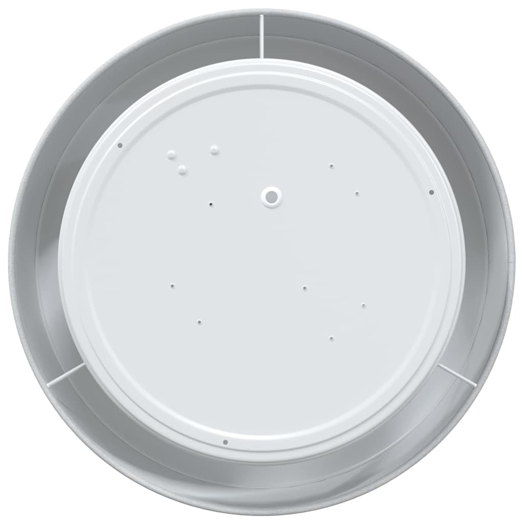 vidaXL Deckenlampe Grau 30 x 13.5 cm Stoff - Image 4