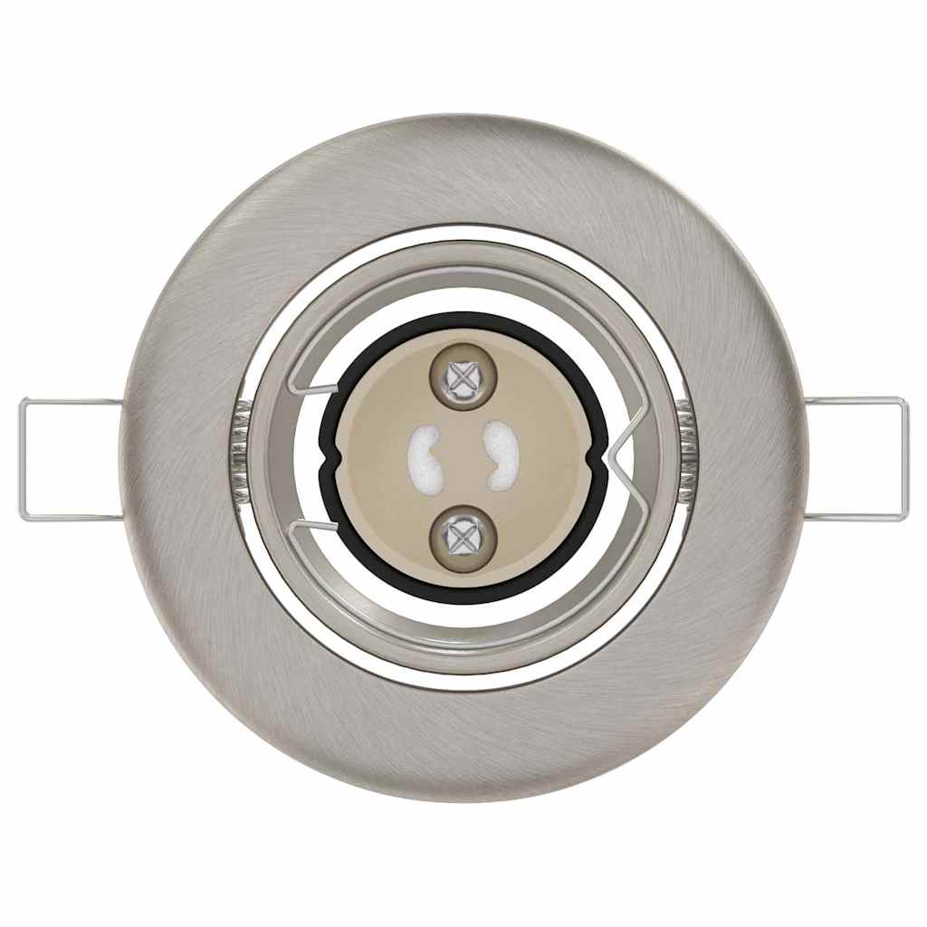 vidaXL Spotlights mit Strahlern 24 pcs Silber 9 x 9 cm Metall - Image 5