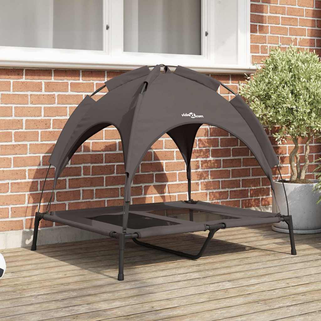 vidaXL Hundebett Braun l Stahl