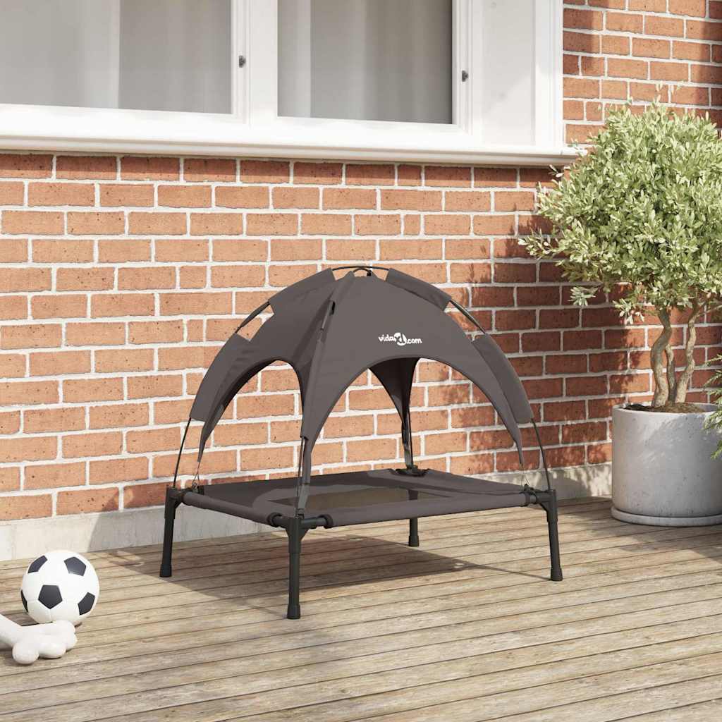 vidaXL Hundebett Braun s Stahl