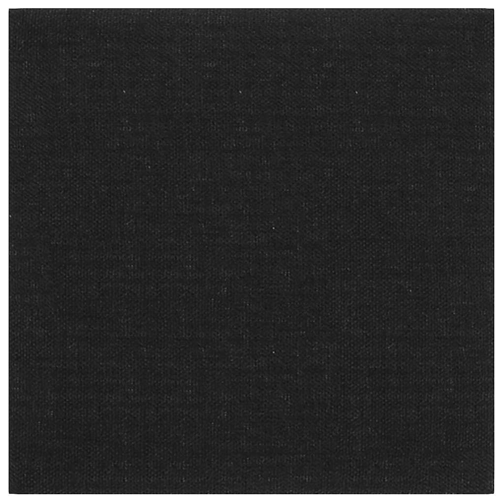vidaXL Wandpaneele 12 Stk. Schwarz 30x30 cm Stoff 1,08 m² - Image 3