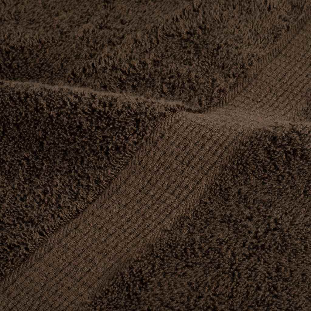 vidaXL 8 tlg. Premium-Handtuch-Set SOLUND Braun 600 g/m² - Image 6