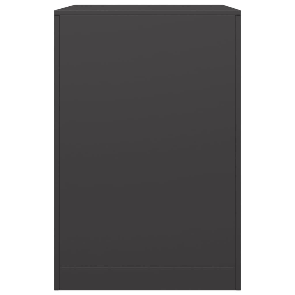 vidaXL Brennholzregal Schwarz 60x40x60 cm Stahl - Image 5