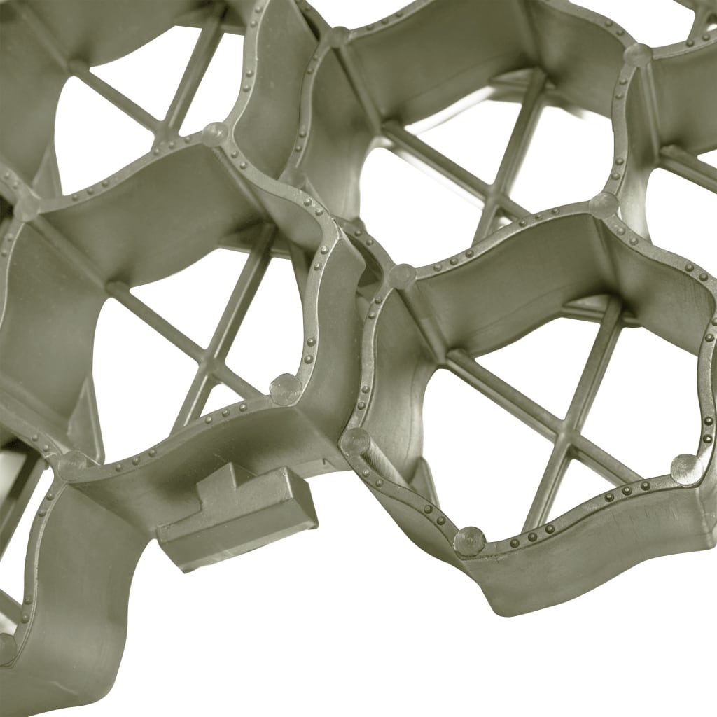 vidaXL Rasenwaben 16 Stk. Grün 60x40x3 cm Kunststoff - Image 6