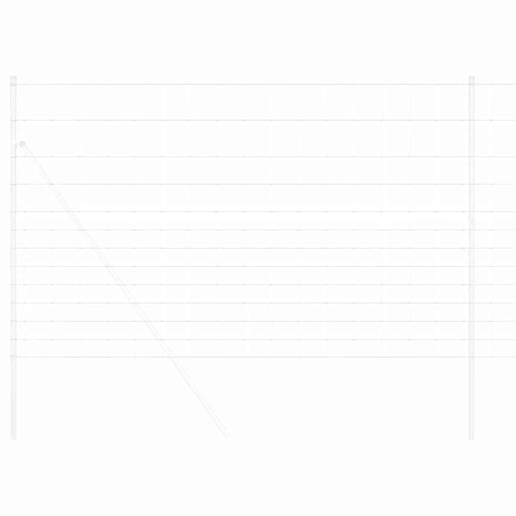 vidaXL Wildzaun Grau 1.5 x 10 m Stahl - Image 3