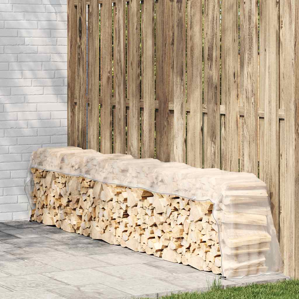 vidaXL Transparente Plane mit Ösen 1x6 m Polyethylen