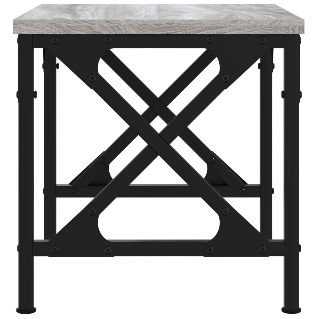 vidaXL Soporte de impresora madera ingeniería gris Sonoma 40x30x31 cm - Image 5