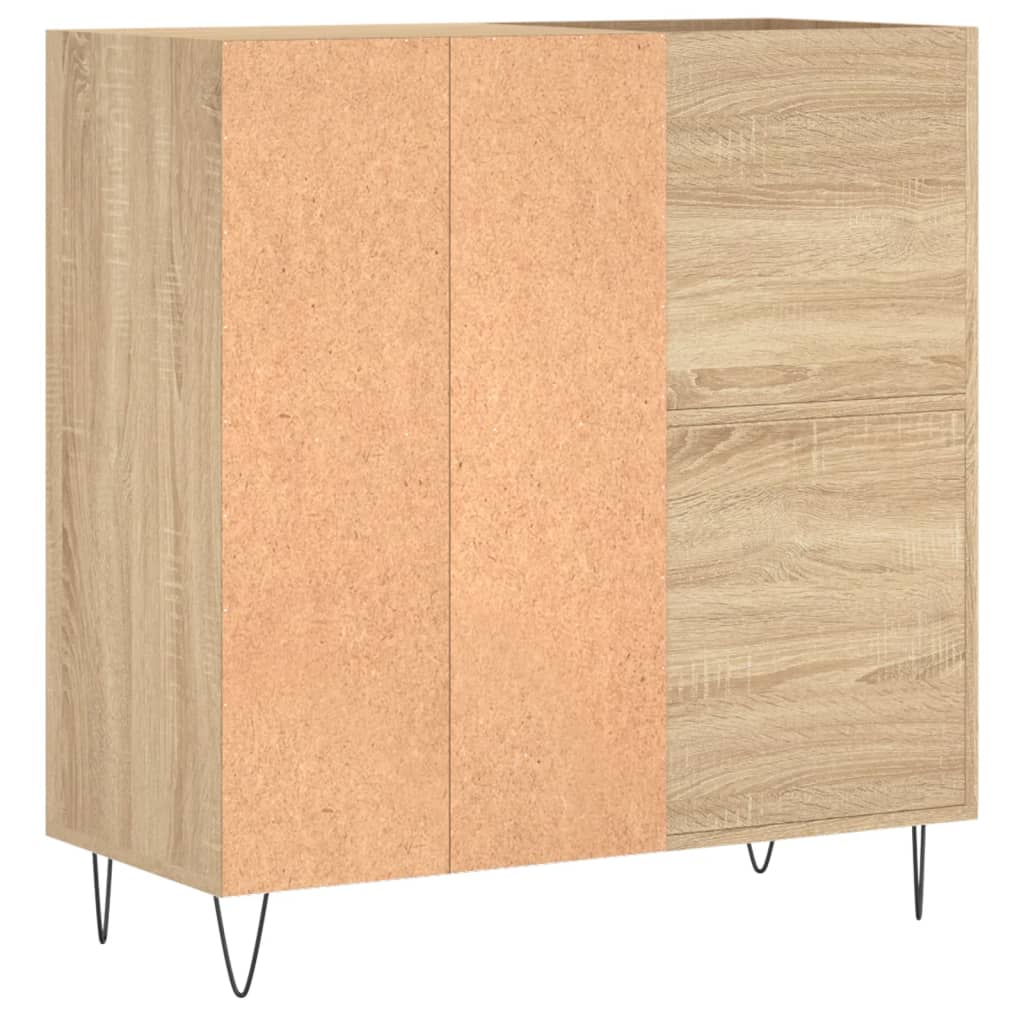 vidaXL Mueble discos madera contrachapada roble Sonoma 84,5x38x89 cm - Image 6