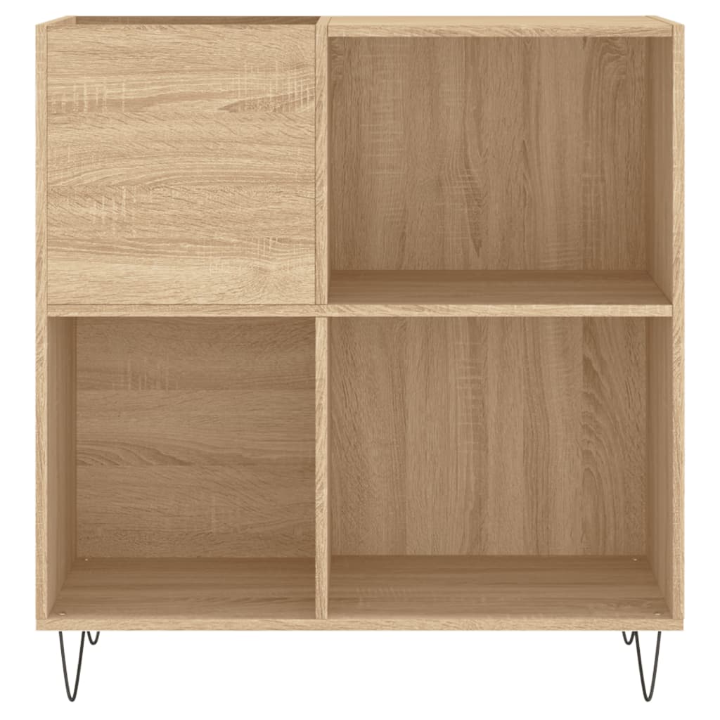 vidaXL Mueble discos madera contrachapada roble Sonoma 84,5x38x89 cm - Image 4