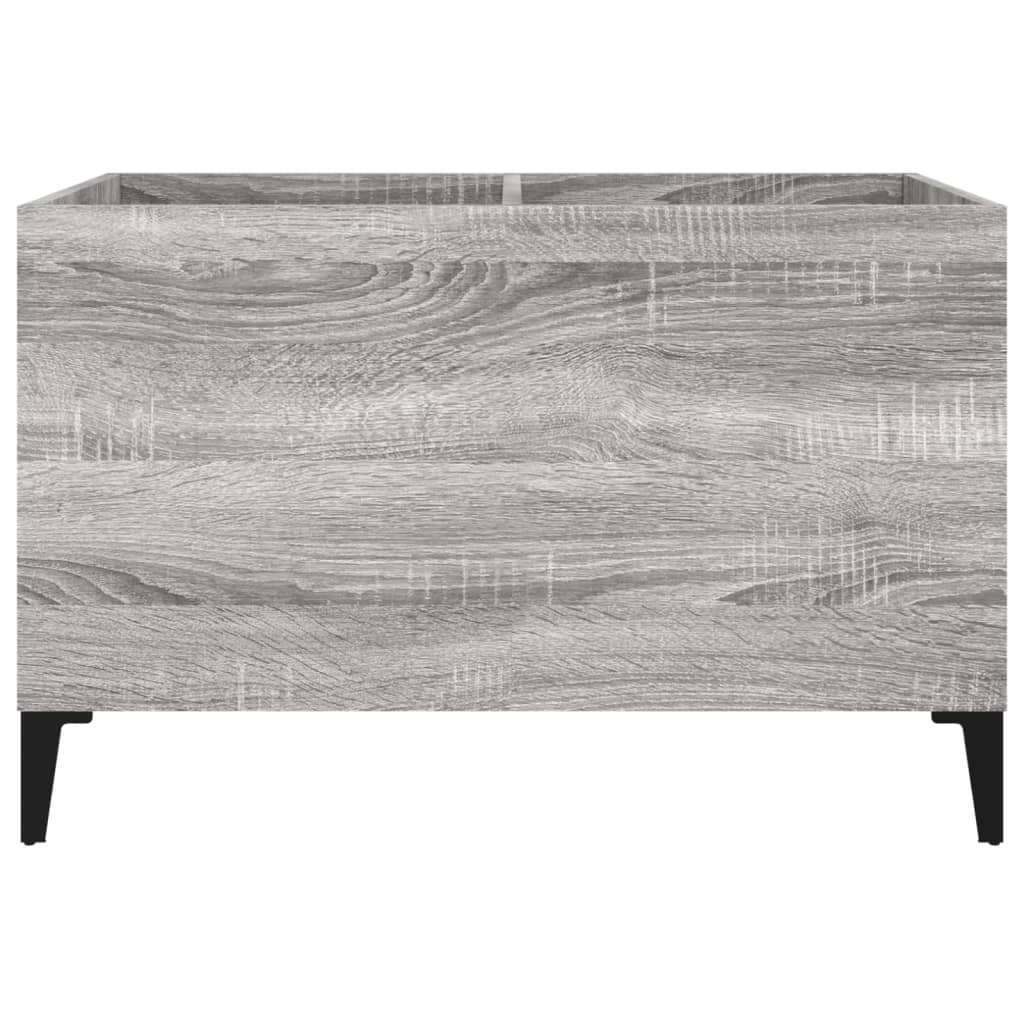 vidaXL Mueble discos madera contrachapada gris sonoma 74,5x38x48 cm - Image 5