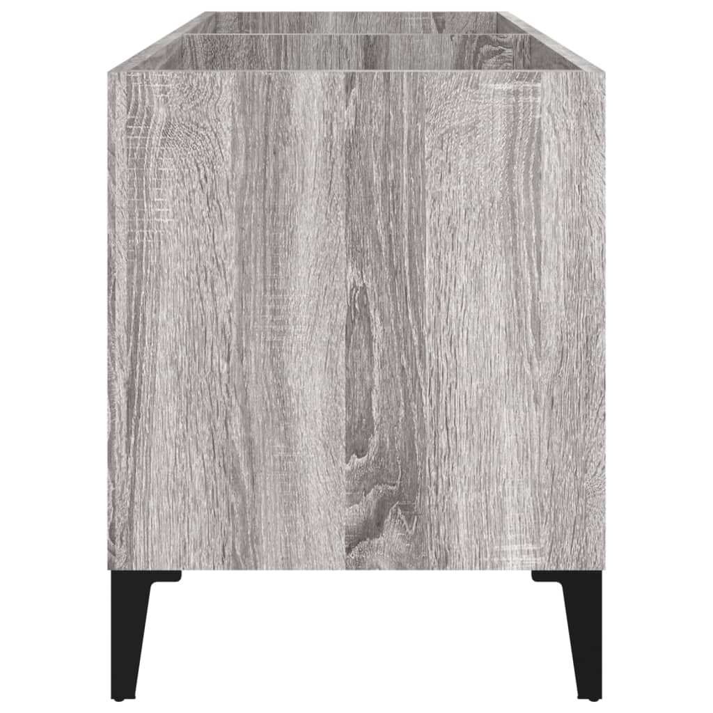 vidaXL Mueble discos madera contrachapada gris sonoma 74,5x38x48 cm - Image 6