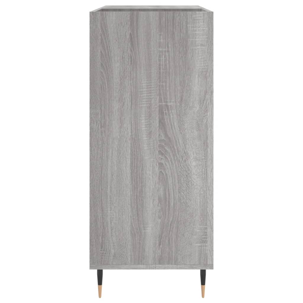 vidaXL Mueble discos madera contrachapada gris Sonoma 84,5x38x89 cm - Image 5