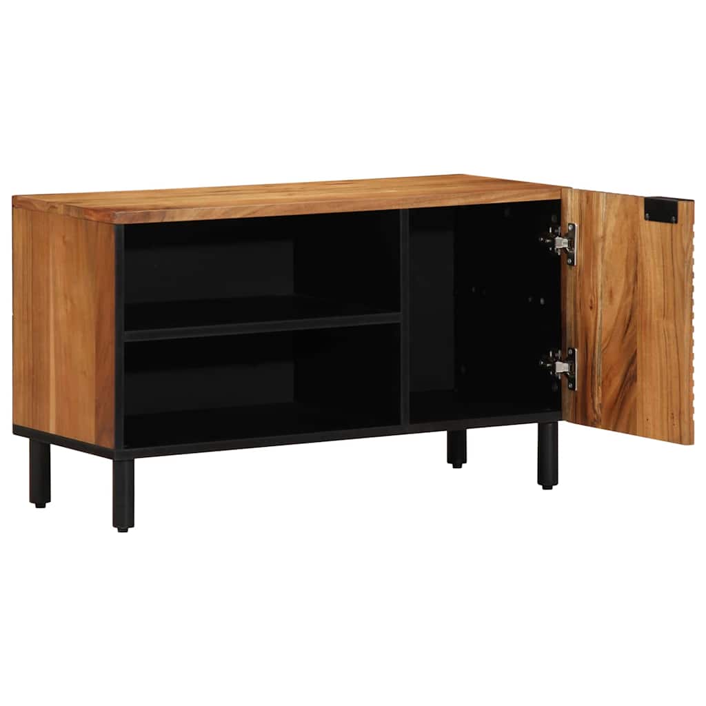 vidaXL Unidades de TV Madera de Acacia Sólida 80 x 31,5 x 46 cm