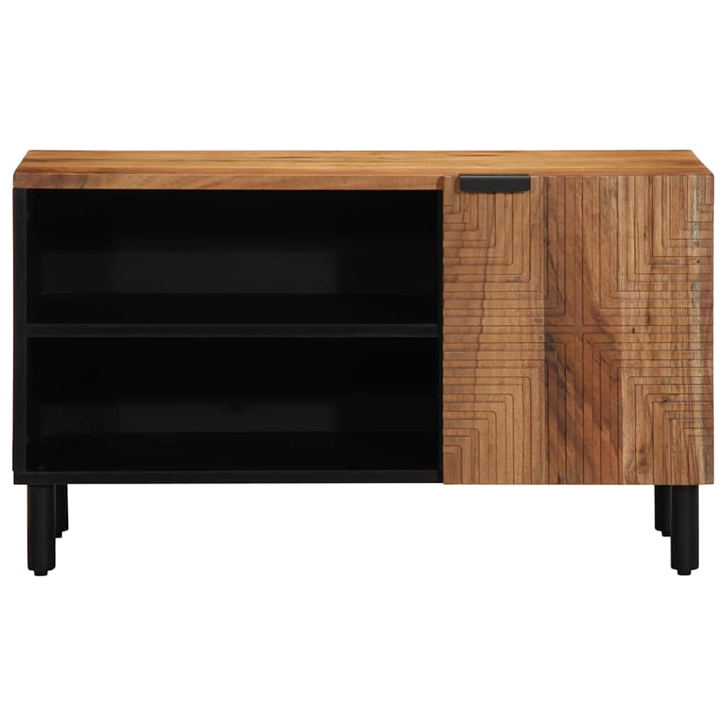 vidaXL Unidades de TV Madera de Acacia Sólida 80 x 31,5 x 46 cm - Image 4