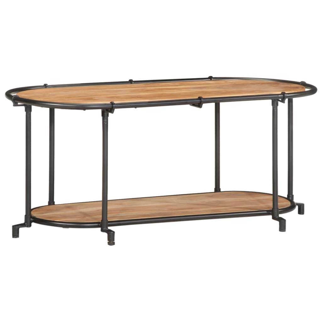 vidaXL Mueble de TV madera maciza de acacia 100x42x40 cm