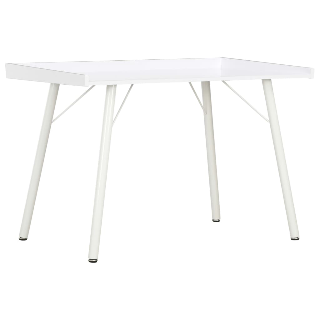 vidaXL Escritorio blanco 90x50x79 cm