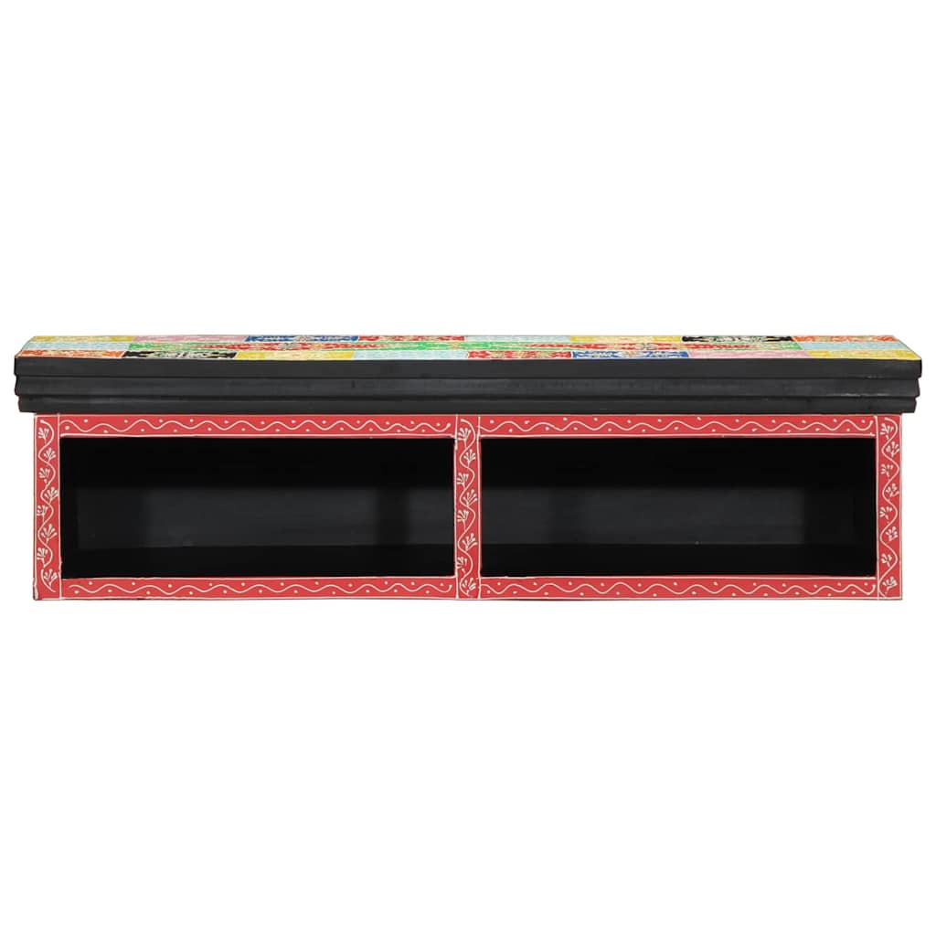 vidaXL Gabinete de TV Multicolor 80 x 30 x 22 cm Madera contrachapada