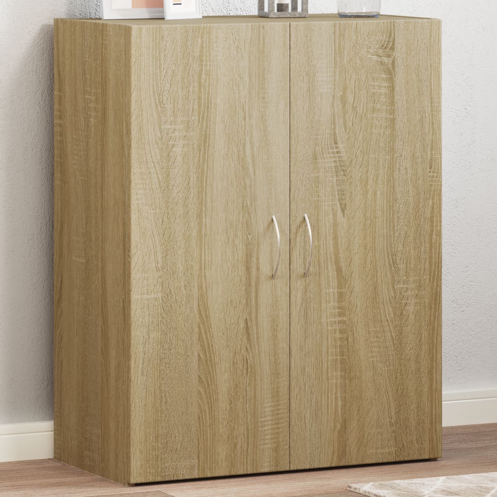 vidaXL Armario archivador madera ingeniería roble Sonoma 60x32x77,5 cm