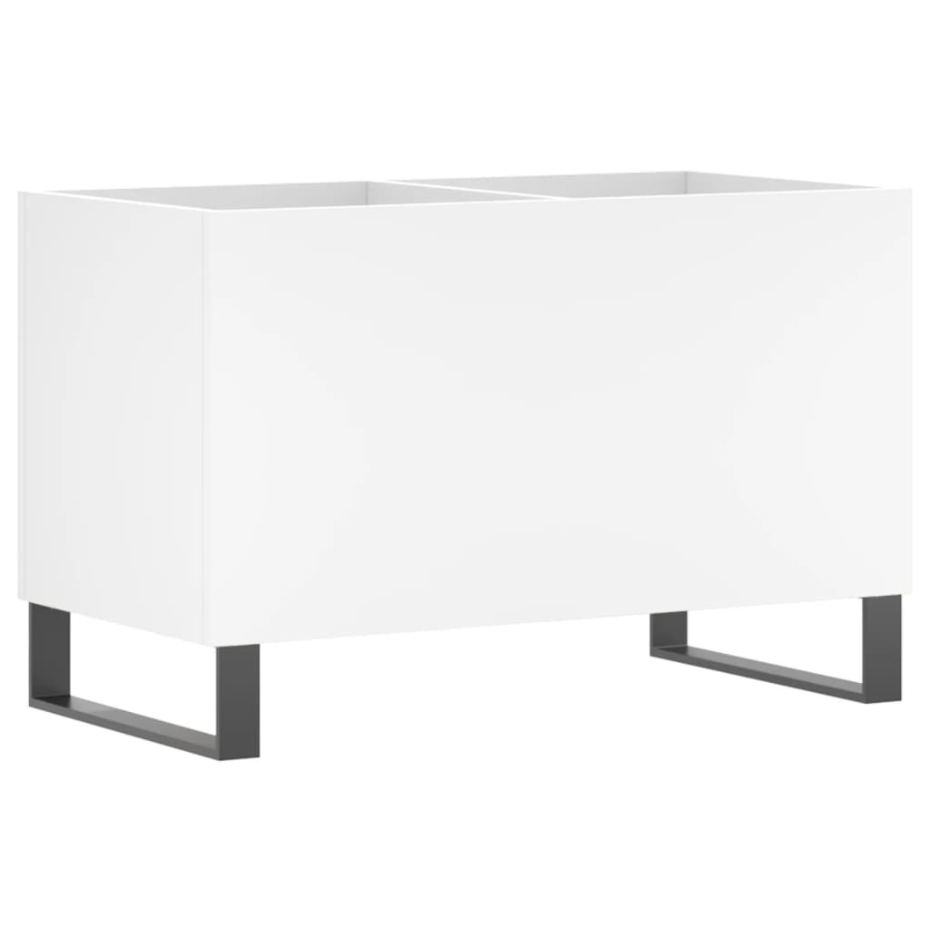 vidaXL Mueble para discos madera contrachapada blanco 74,5x38x48 cm - Image 6