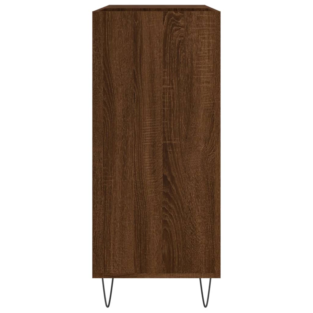 vidaXL Mueble discos madera contrachapada roble marrón 84,5x38x89 cm - Image 5