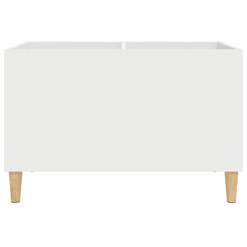 vidaXL Mueble para discos madera contrachapada blanco 74,5x38x48 cm - Image 5