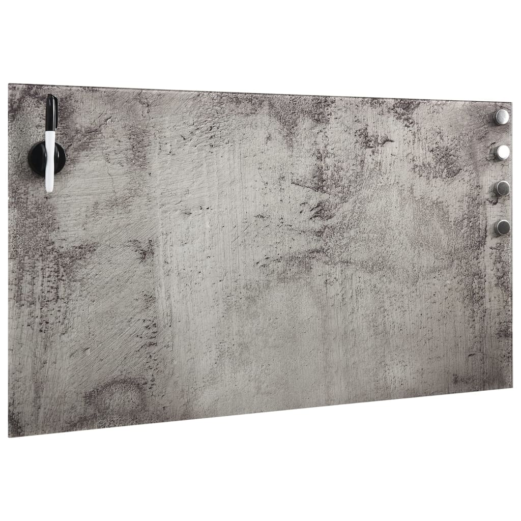 vidaXL Pizarra magnética de pared vidrio 100x60 cm - Image 3