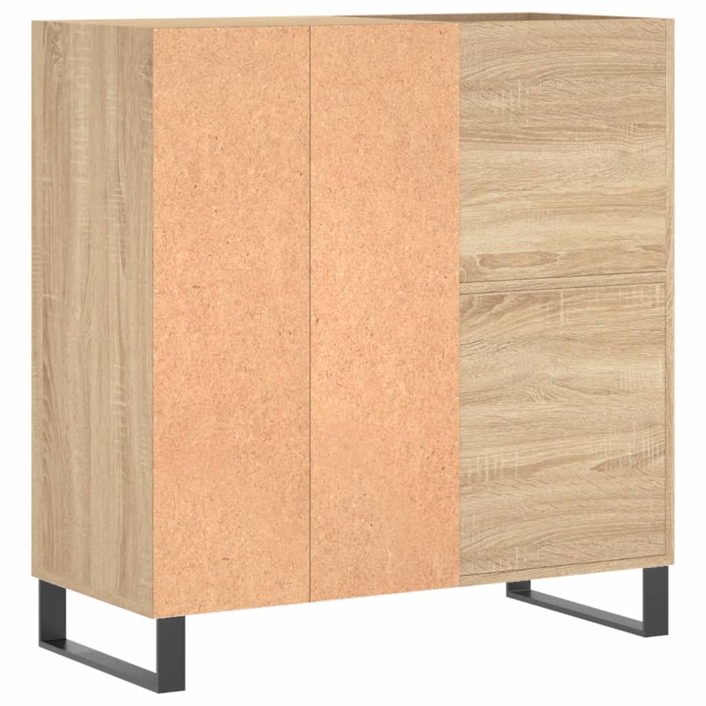 vidaXL Mueble discos madera contrachapada roble Sonoma 84,5x38x89 cm - Image 6