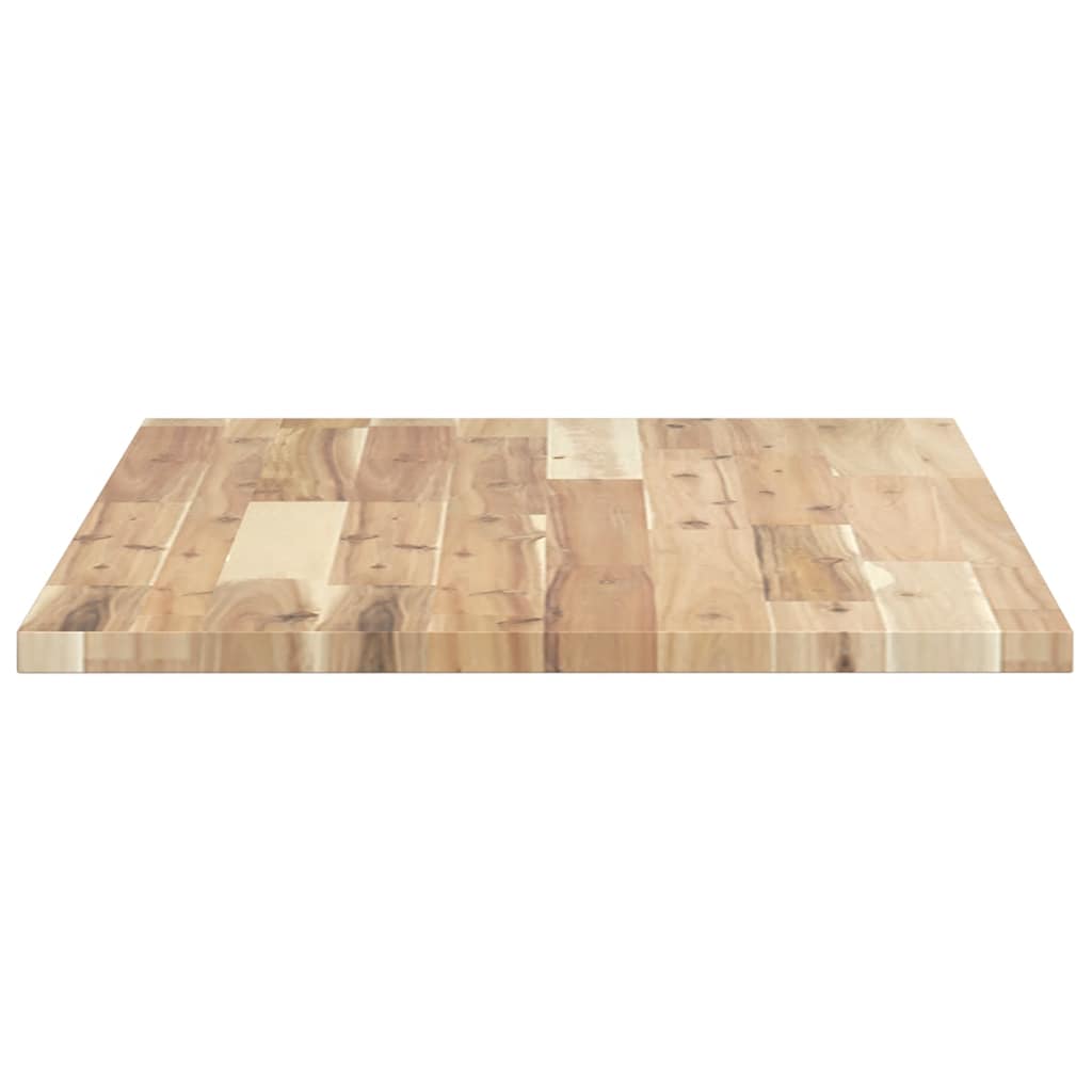 vidaXL Tablero escritorio madera maciza acacia sin tratar 80x50x2 cm - Image 5