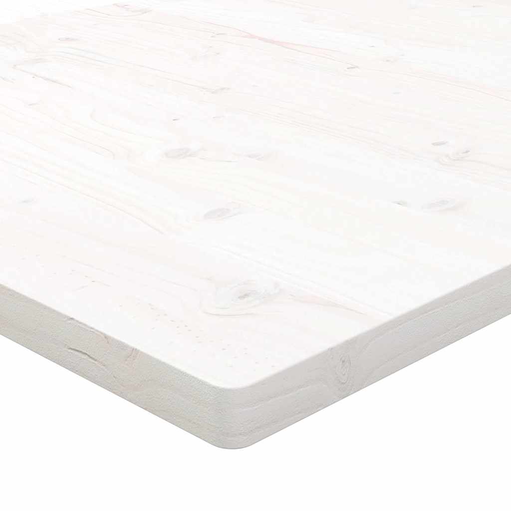 vidaXL Tablero de escritorio madera maciza pino blanco 110x60x2,5 cm - Image 6