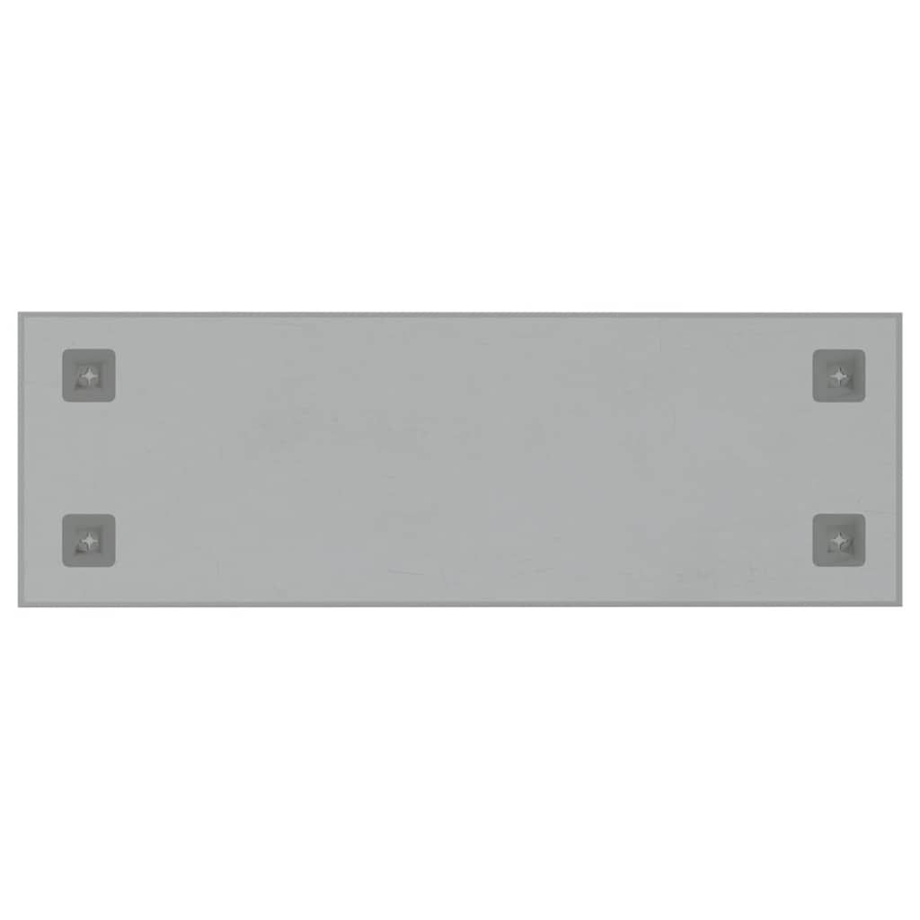 vidaXL Pizarra magnética de pared vidrio templado blanco 80x30 cm - Image 4