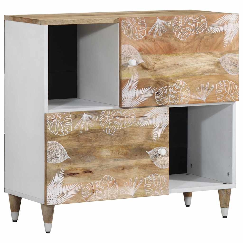 vidaXL Aparador de madera maciza de mango 80x33,5x75 cm