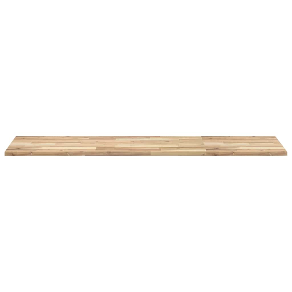 vidaXL Tablero escritorio madera maciza acacia sin tratar 140x50x2 cm - Image 4