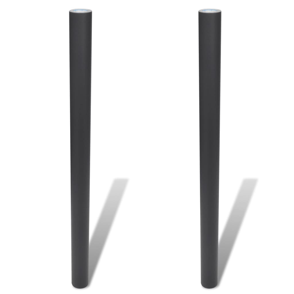 vidaXL Rollo adhesivo de pizarra de pared con tizas 2 uds 0,45 x 2 m - Image 3