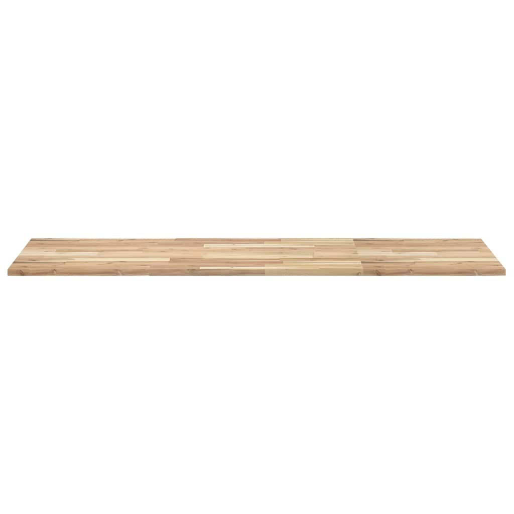 vidaXL Tablero escritorio madera maciza acacia sin tratar 140x60x2 cm - Image 5