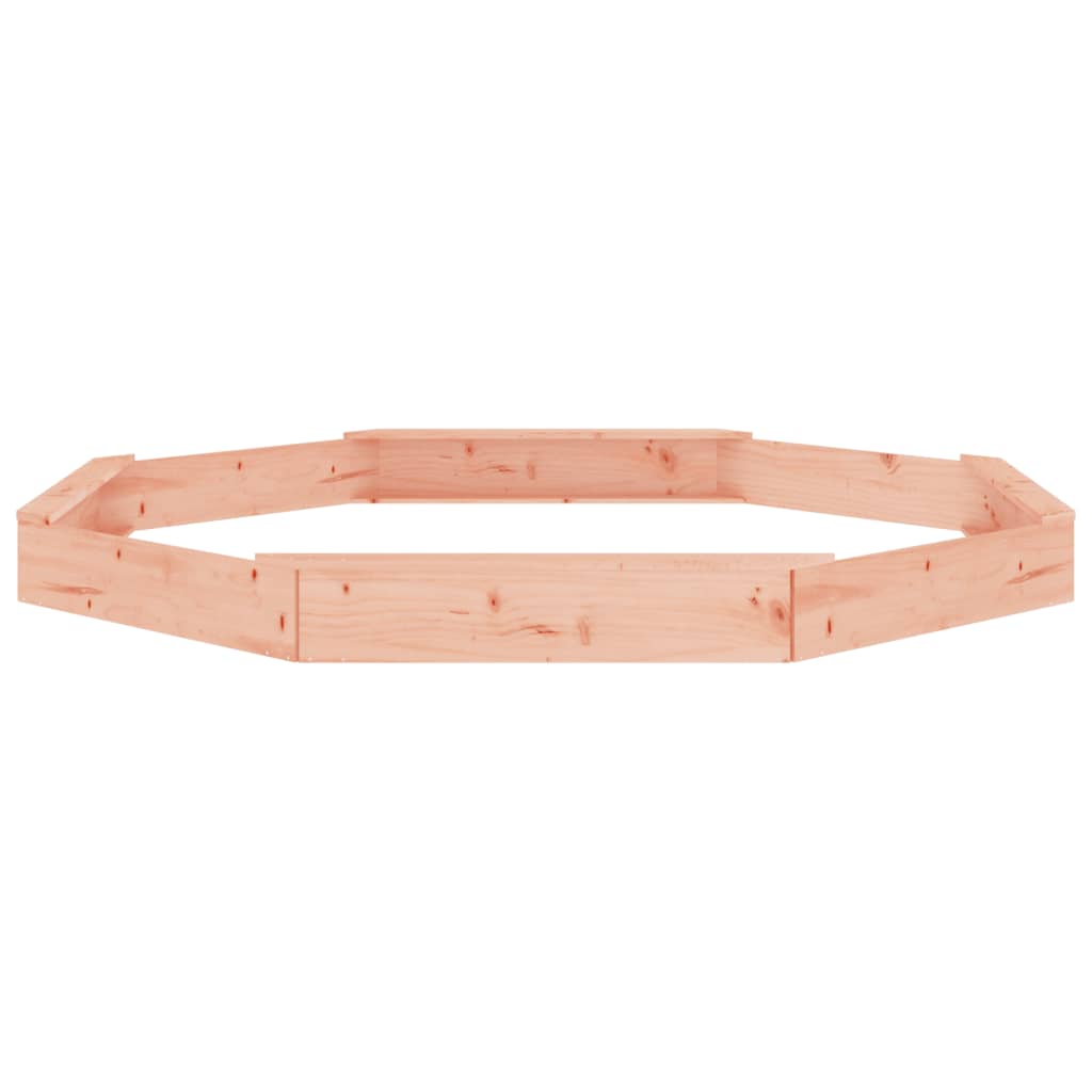 vidaXL Arenero con asientos octogonal madera maciza de abeto Douglas - Image 5